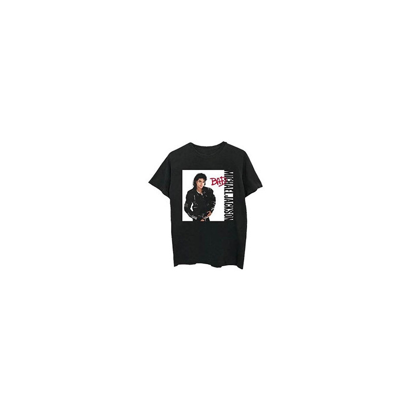 MICHAEL JACKSON UNISEX TEE: BAD (LARGE)