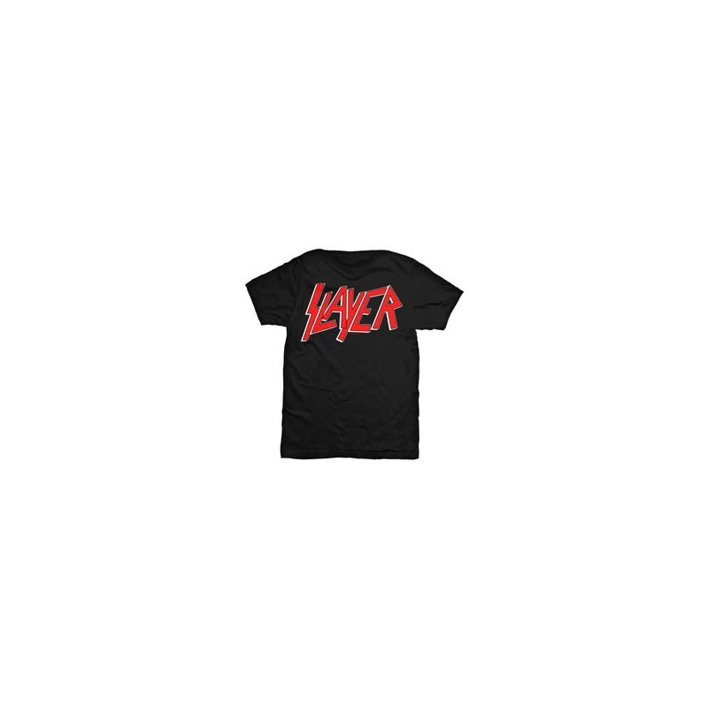 SLAYER T-SHIRT  XL BLACK UNISEX  CLASSIC LOGO