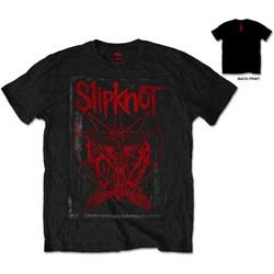 SLIPKNOT T-SHIRT  S BLACK UNISEX  DEAD EFFECT