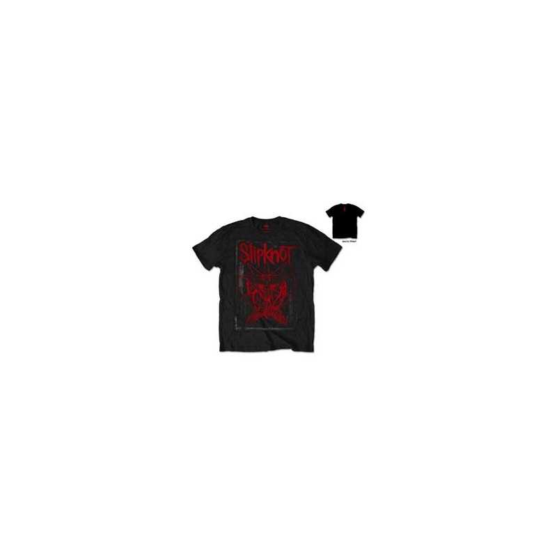 SLIPKNOT T-SHIRT  S BLACK UNISEX  DEAD EFFECT