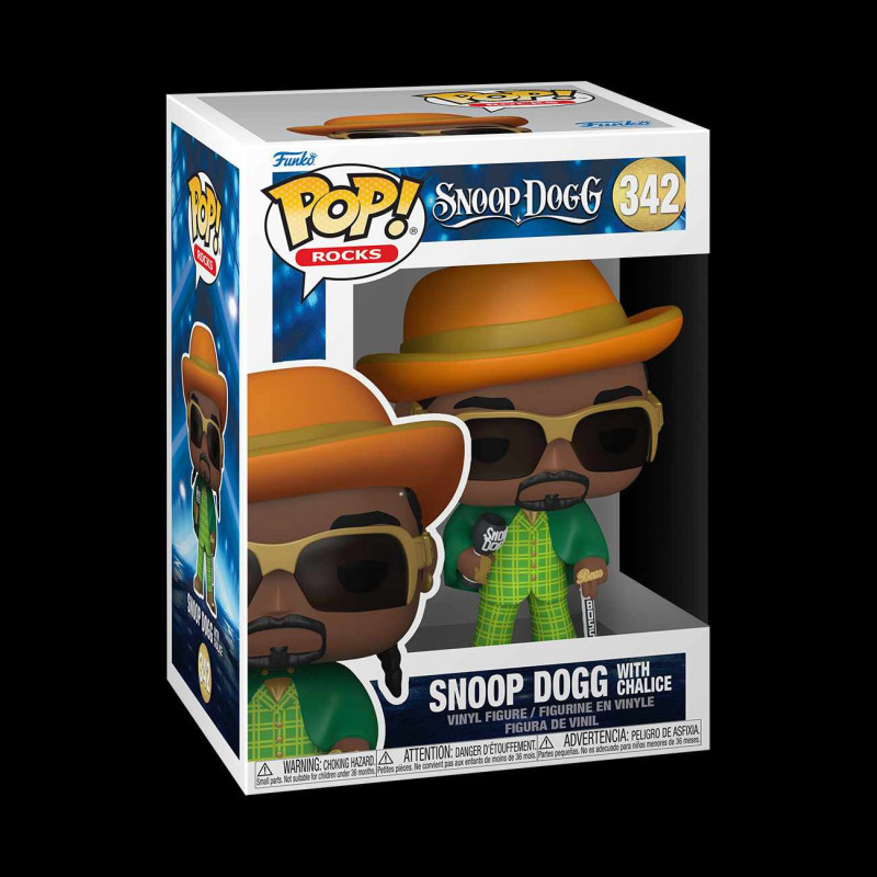 SNOOP DOGG: FUNKO POP! ROCKS - SNOOP DOGG WITH CHALICE (VINYL FIGURE 342)