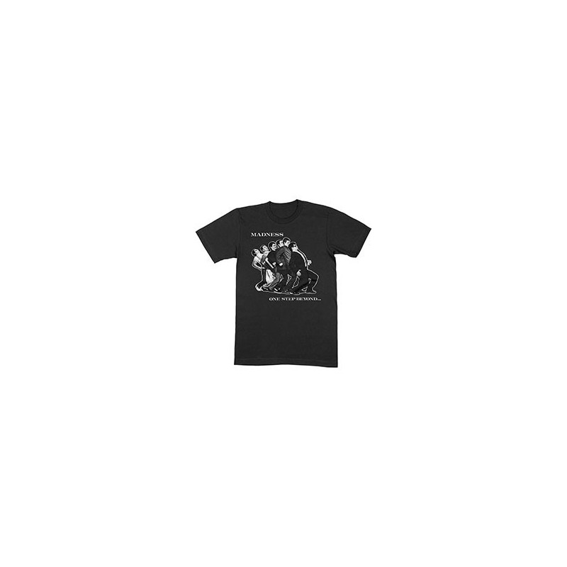 MADNESS T-SHIRT  MEDIUM UNISEX BLACK  ONE STEP BEYOND