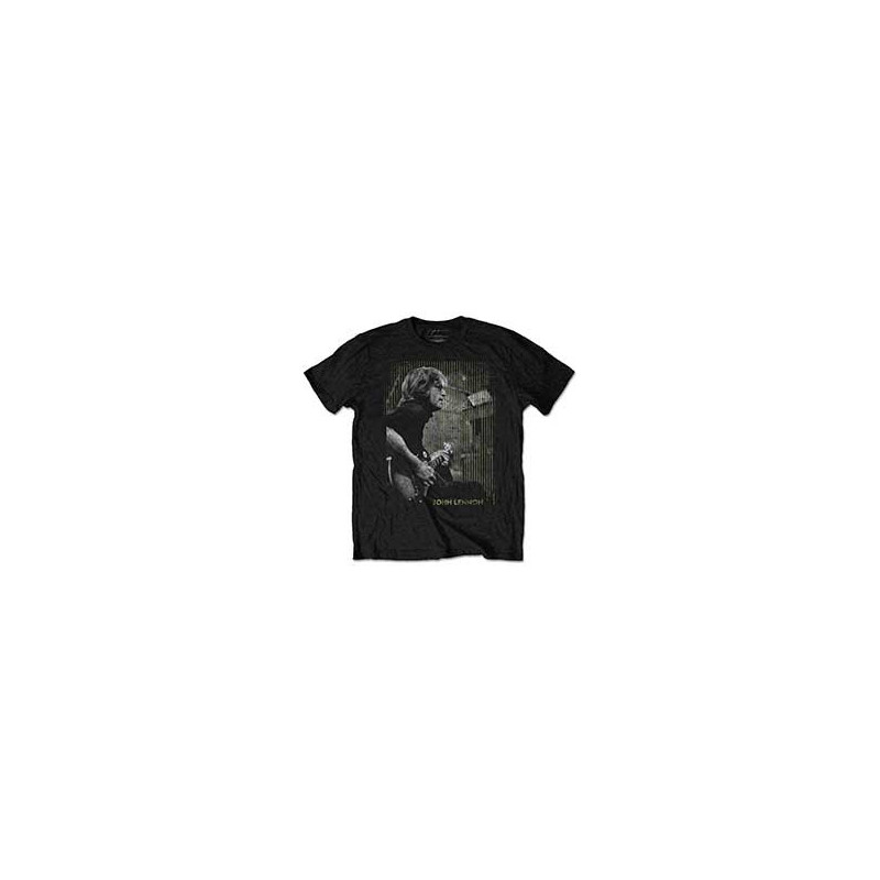 LENNON JOHN T-SHIRT  MEDIUM UNISEX BLACK  GIBSON