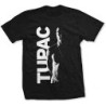 2PAC T-SHIRT  XX-LARGE UNISEX BLACK  SIDE PHOTO