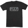 PULP T-SHIRT  X-LARGE UNISEX BLACK  DIFFERENT CLASS LOGO