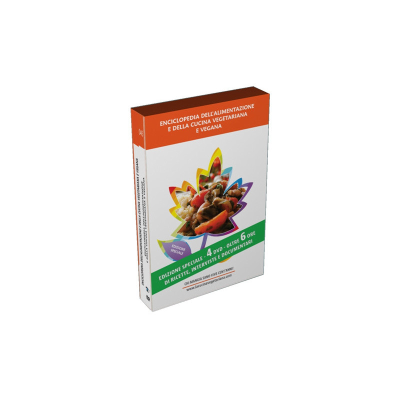 ENCICLOPEDIA DELLA CUCINA VEGETARIANO E VEGANA (4 DVD)  T