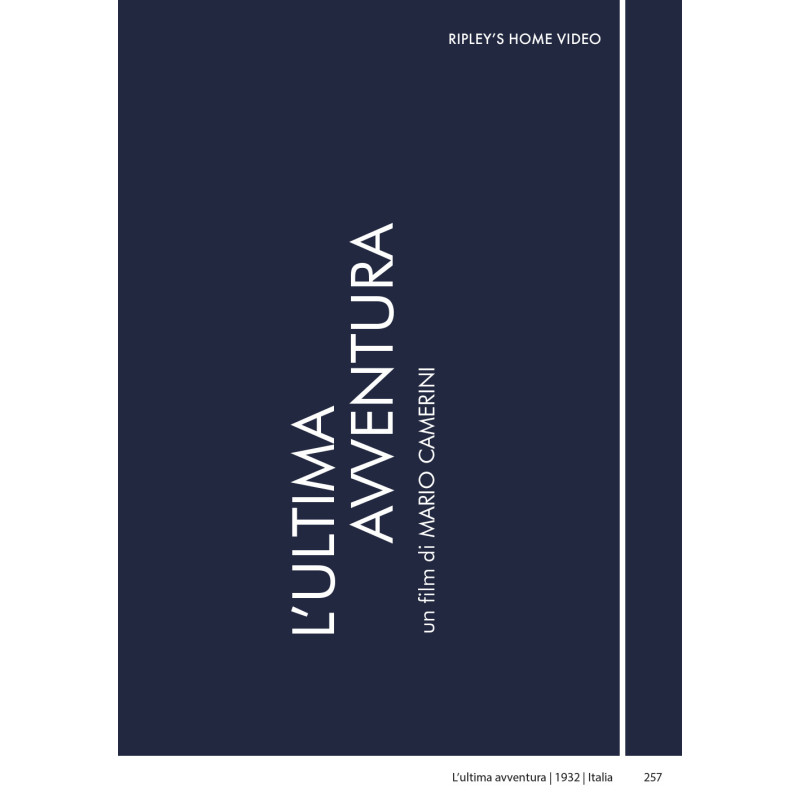 ULTIMA AVVENTURA (L')