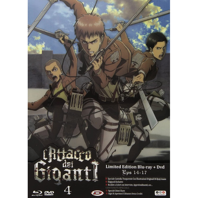 ATTACCO DEI GIGANTI (L') 04 (EPS 14-17) (LIMITED EDITION) (BLU-RAY+DVD)