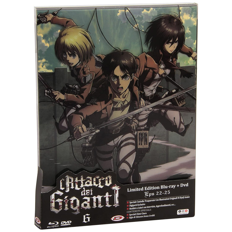 ATTACCO DEI GIGANTI (L') 06 (EPS 22-25) (LIMITED EDITION) (BLU-RAY+DVD)