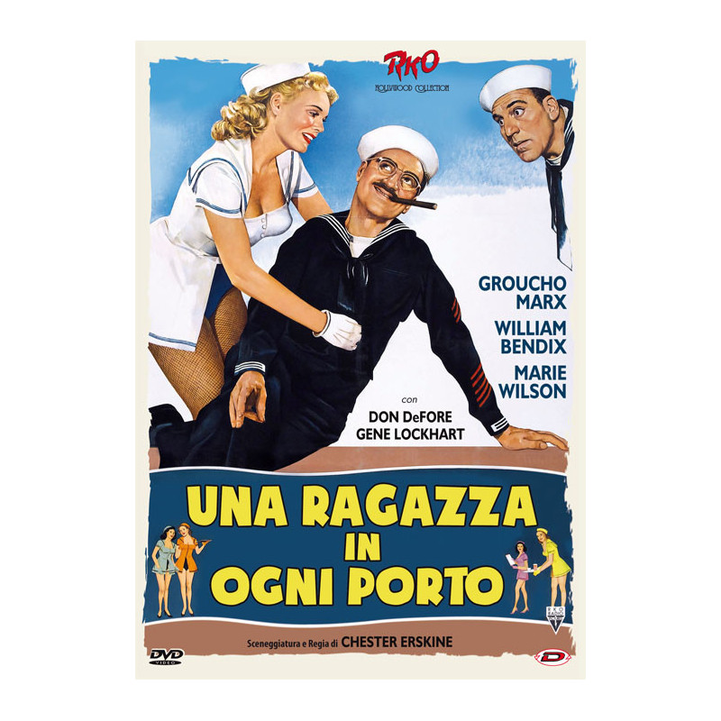 RAGAZZA IN OGNI PORTO (UNA)
