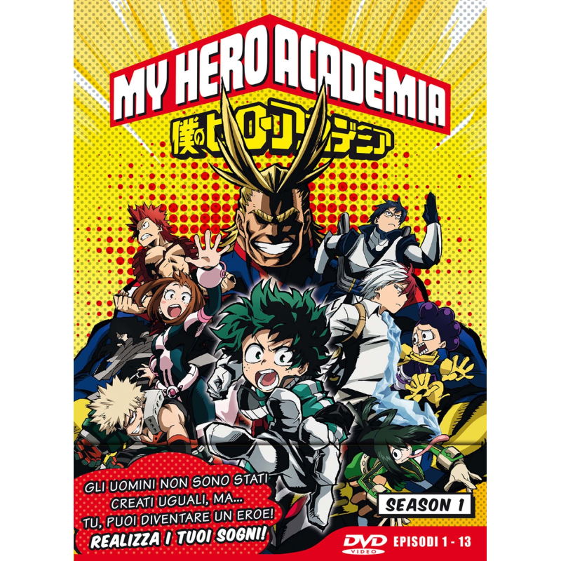 MY HERO ACADEMIA - SEASON 01 EPS. 01-13 (LTD. EDITION) (3 DVD)