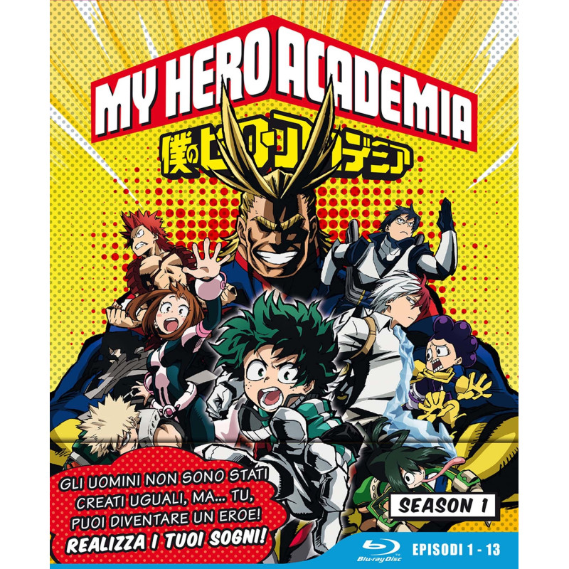 MY HERO ACADEMIA - SEASON 01 EPS. 01-13 (LTD. EDITION) (3 BLU-RAY)