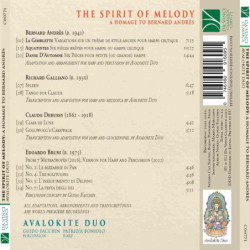 THE SPIRIT OF MELODY - A HOMAGE TO BERNA