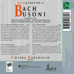 BACH/BUSONI: COMPLETE TRANSCRIPTIONS, AR