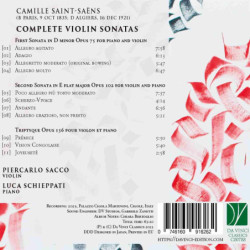 CAMILLE SAINT-SA╦NS: COMPLETE VIOLIN SON