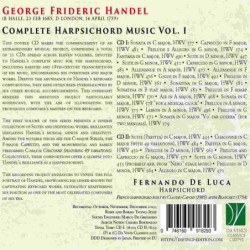 HANDEL: COMPLETE HARPSICHORD MUSIC VOL.