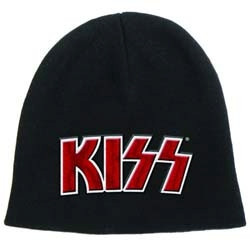 KISS BEANIE HAT:RED ON...