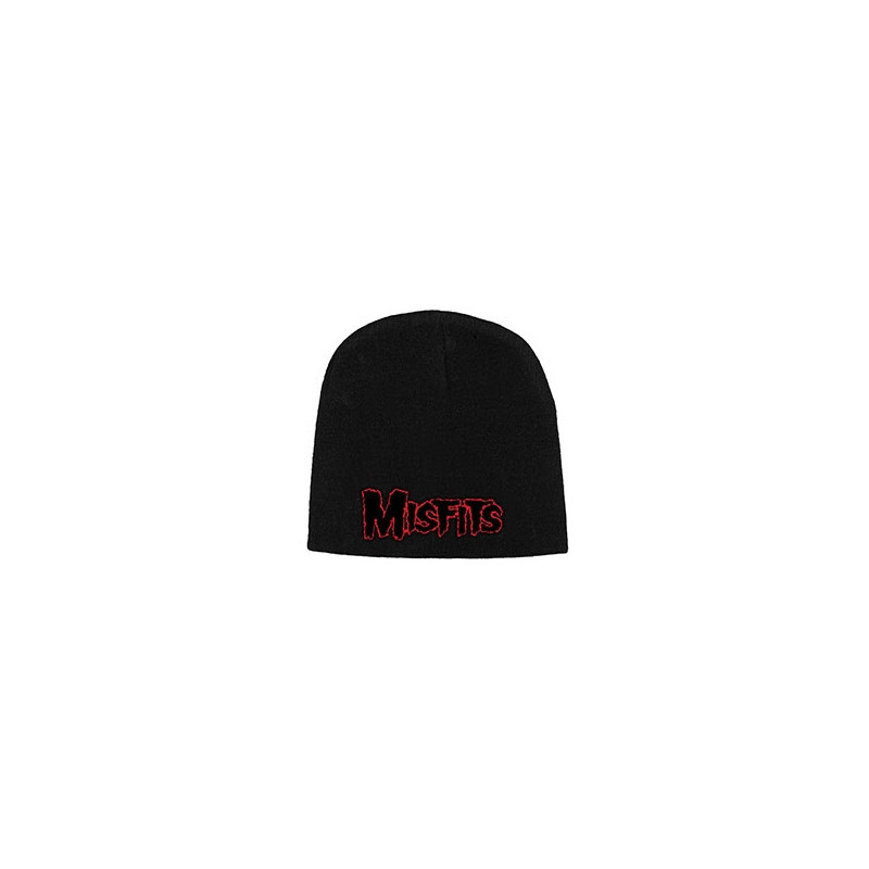 MISFITS BEANIE HAT:RED LOGO