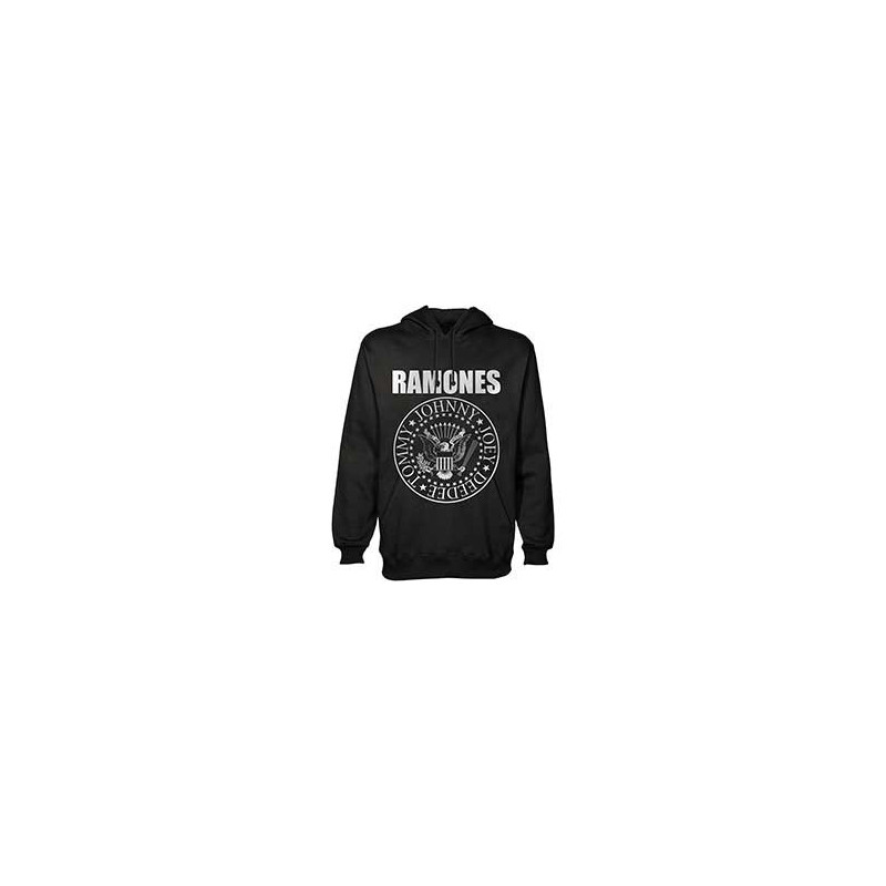 RAMONES MEN'S PULLOVER HOODIE: PRESIDENTIAL SEAL (LARGE)