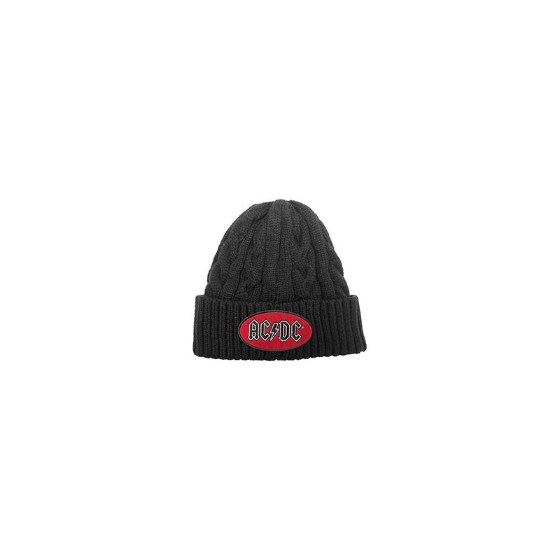 AC/DC UNISEX BEARNIE HAT:OVAL LOGO