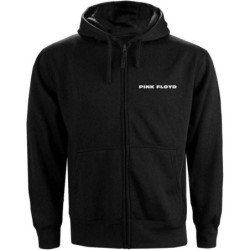 PINK FLOYD LADIES ZIPPED HOODIE:CIRCLE LOGO