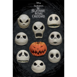 DISNEY: PYRAMID - THE NIGHTMARE BEFORE CHRISTMAS - MANY FACES OF JACK (POSTER MAXI 61X91,5