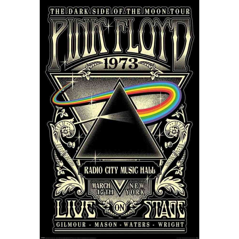 PINK FLOYD: PYRAMID - DSOTM TOUR 1973 (POSTER MAXI 61X91,5 CM)