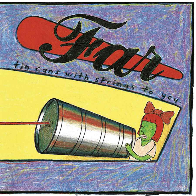 TIN CANS WITH STRINGS TO YOU (CLEAR RED