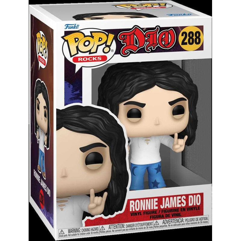 RONNIE JAMES DIO: FUNKO POP! ROCKS - RONNIE JAMES DIO (VINYL FIGURE 288)