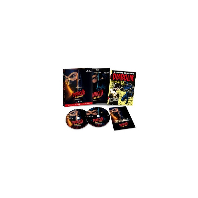 DIABOLIK - CHI SEI? - COMBO (BD + DVD )SPECIAL ED. + FUMETTO & CARD