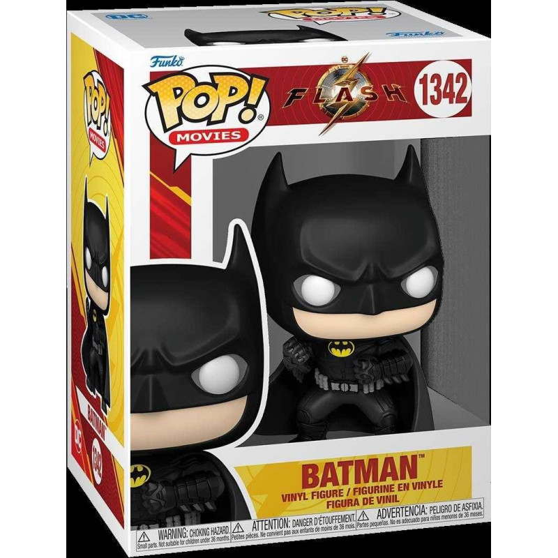 DC COMICS: FUNKO POP! MOVIES - THE FLASH - BATMAN (KEATON) (VINYL FIGURE 1342)