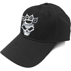 FIVE FINGER DEATH PUNCH UNISEX ABASEBALL CAP:LOGO (SONIC SILVER)