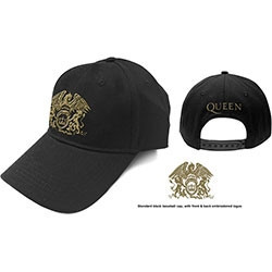 QUEEN UNISEX BASEBALL CAP:GOLD CLASSIC CREST