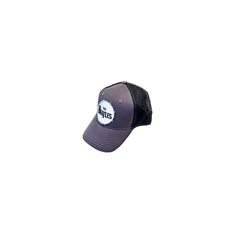 THE BEATLES UNISEX BASEBALL CAP:DRUM LOGO (2 TONE)