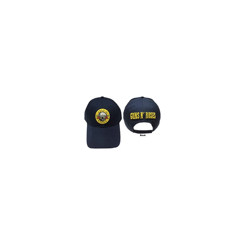 GUNS N ROSES CAPPELLO (UNISEX-U) CIRCLE LOGO (BLU)