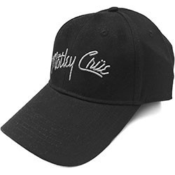 MOTLEY CRUE UNISEX BASEBALL CAP:LOGO (SONIC SILVER)