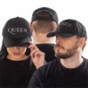 QUEEN UNISEX BASEBALL CAP:LOGO (SONIC SILVER)