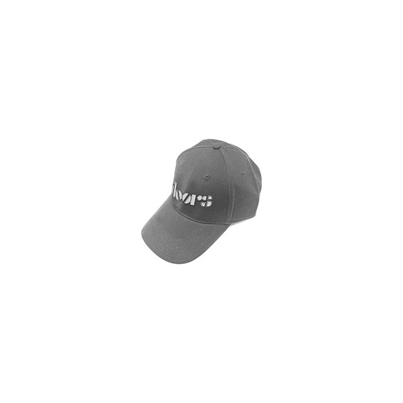 THE DOORS UNISEX BASEBALL CAP: LOGO  (GREY)