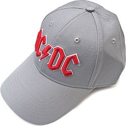 AC/DC UNISEX BASEBALL CAP:RED LOGO