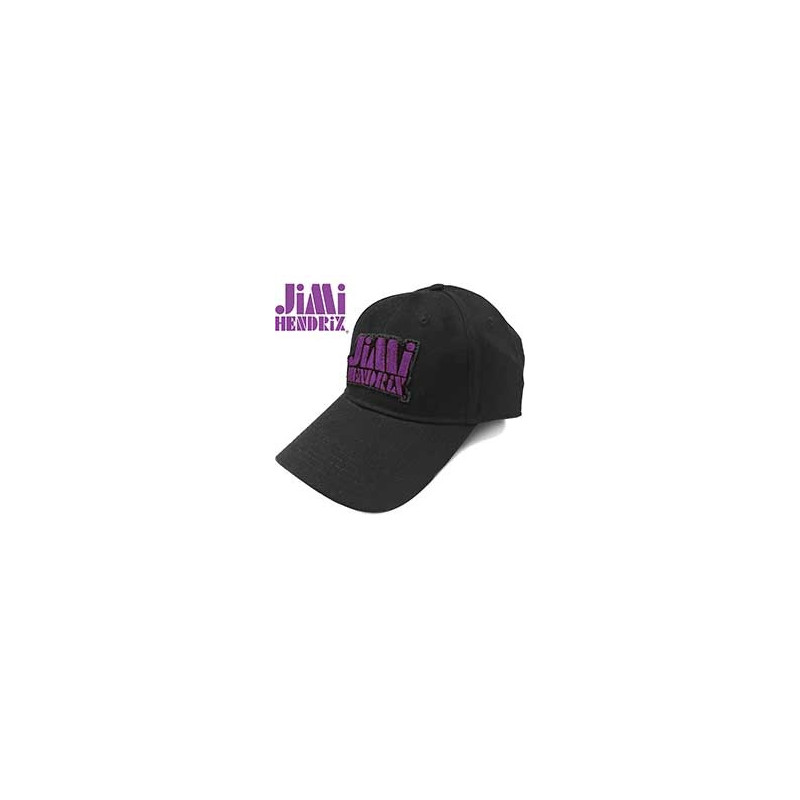 HENDRIX JIMI CAPPELLO (UNISEX-U) PURPLE STENCIL LOGO (NERO)