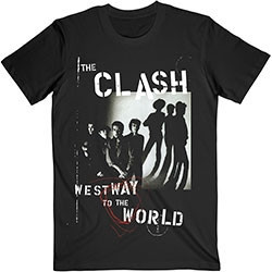 CLASH THE T-SHIRT  M UNISEX BLACK  WESTWAY TO THE WORLD