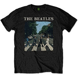 BEATLES (THE) - ABBEY ROAD & LOGO (T-SHIRT UNISEX TG. L)