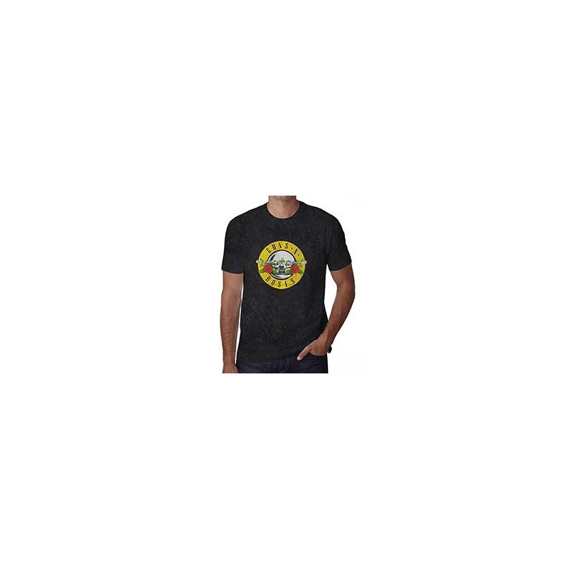 GUNS N ROSES T-SHIRT  MEDIUM UNISEX BLACK  CLASSIC LOGO