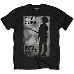 CURE  THE T-SHIRT  M BLACK UNISEX  BOYS DON'T CRY BLACK & WHITE