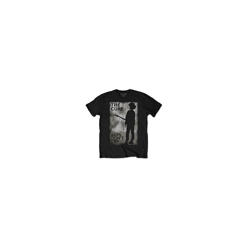 CURE  THE T-SHIRT  M BLACK UNISEX  BOYS DON'T CRY BLACK & WHITE