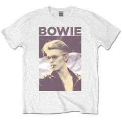 DAVID BOWIE - SMOKING (T-SHIRT UNISEX TG. S)