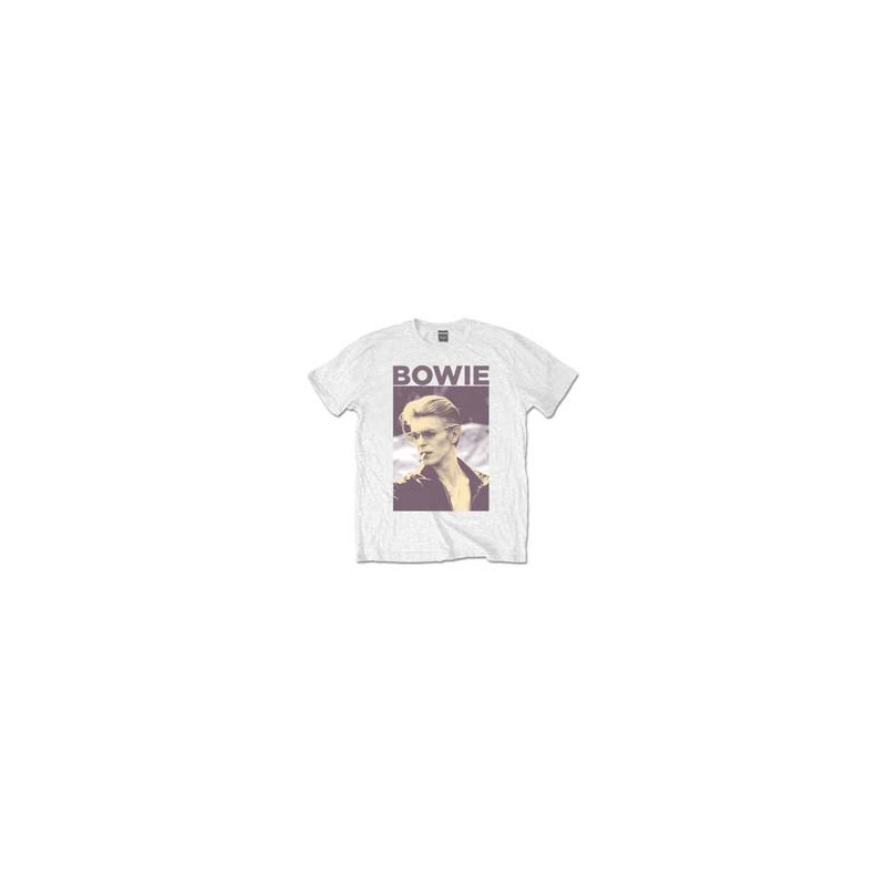 DAVID BOWIE - SMOKING (T-SHIRT UNISEX TG. S)