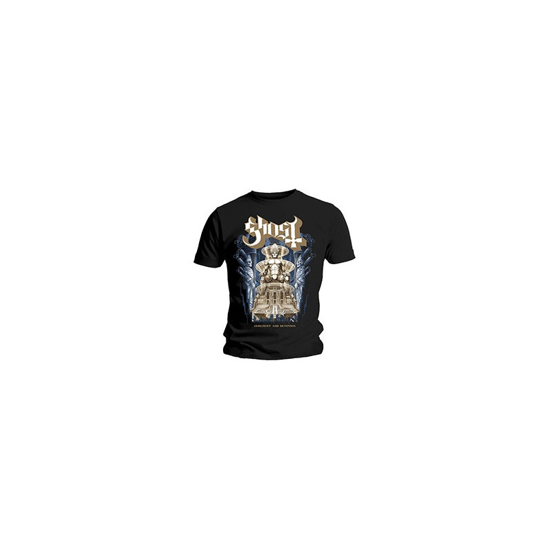 GHOST UNISEX T-SHIRT: CEREMONY & DEVOTION (LARGE)