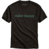 VIOLENT FEMMES UNISEX TEE: GREEN VINTAGE LOGO (LARGE)