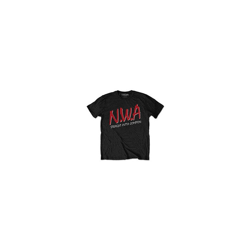 N.W.A UNISEX TEE: STRAIGHT OUTTA COMPTON (SMALL)